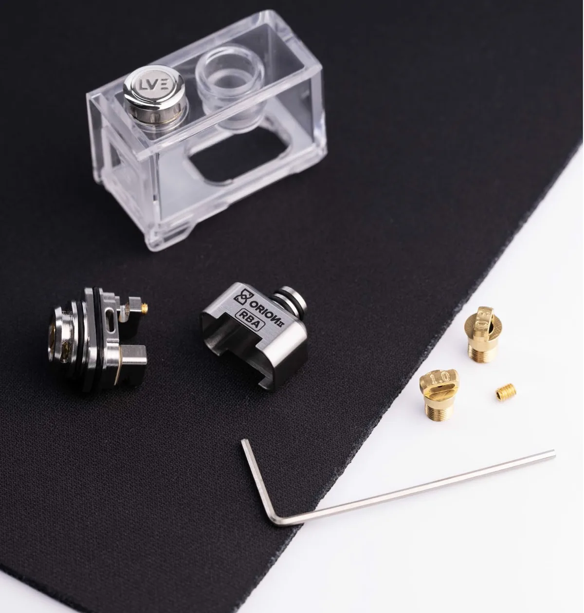 ORION II PRO+ RBA components and airflow pins