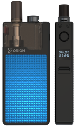 Black Blue Sapphire ORION PICO front and side views